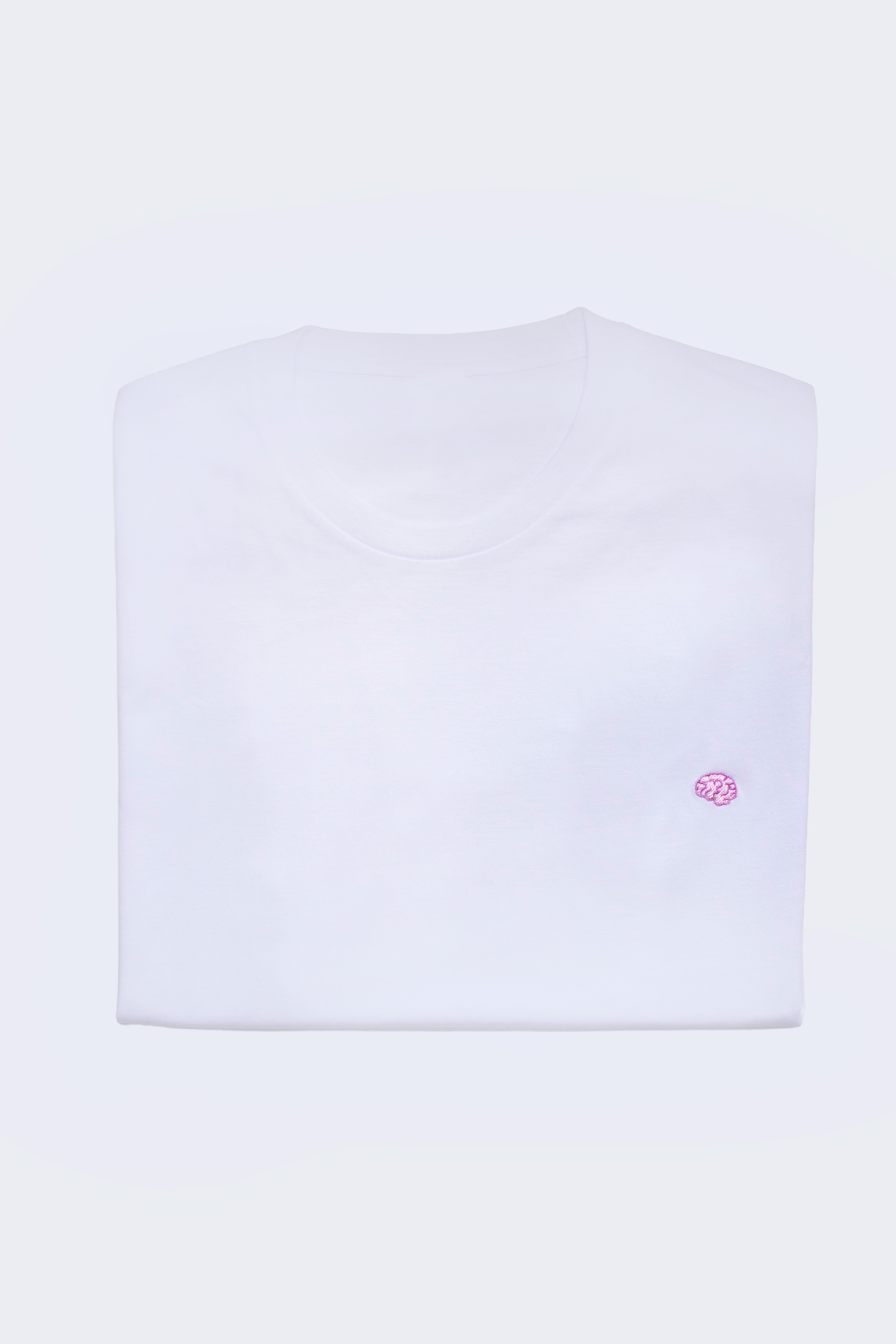 Minimal Brain, White T-Shirt