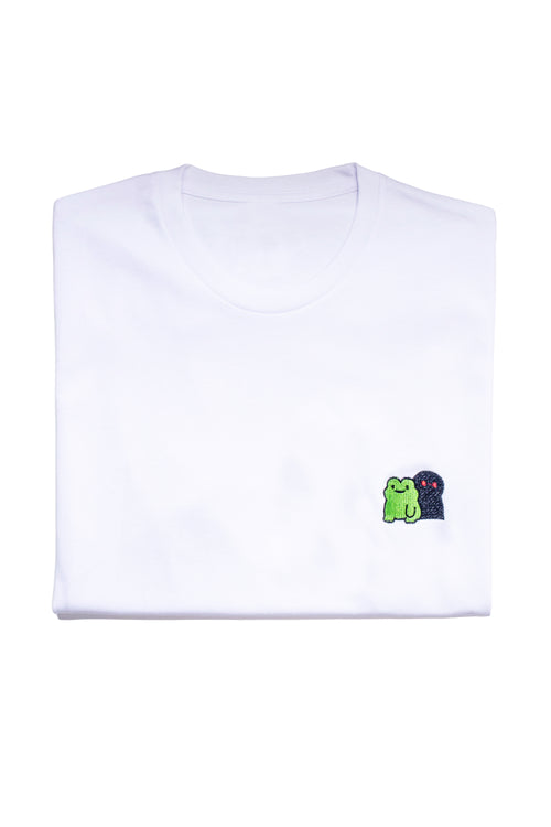 Bad Roit Shadow, White T-Shirt