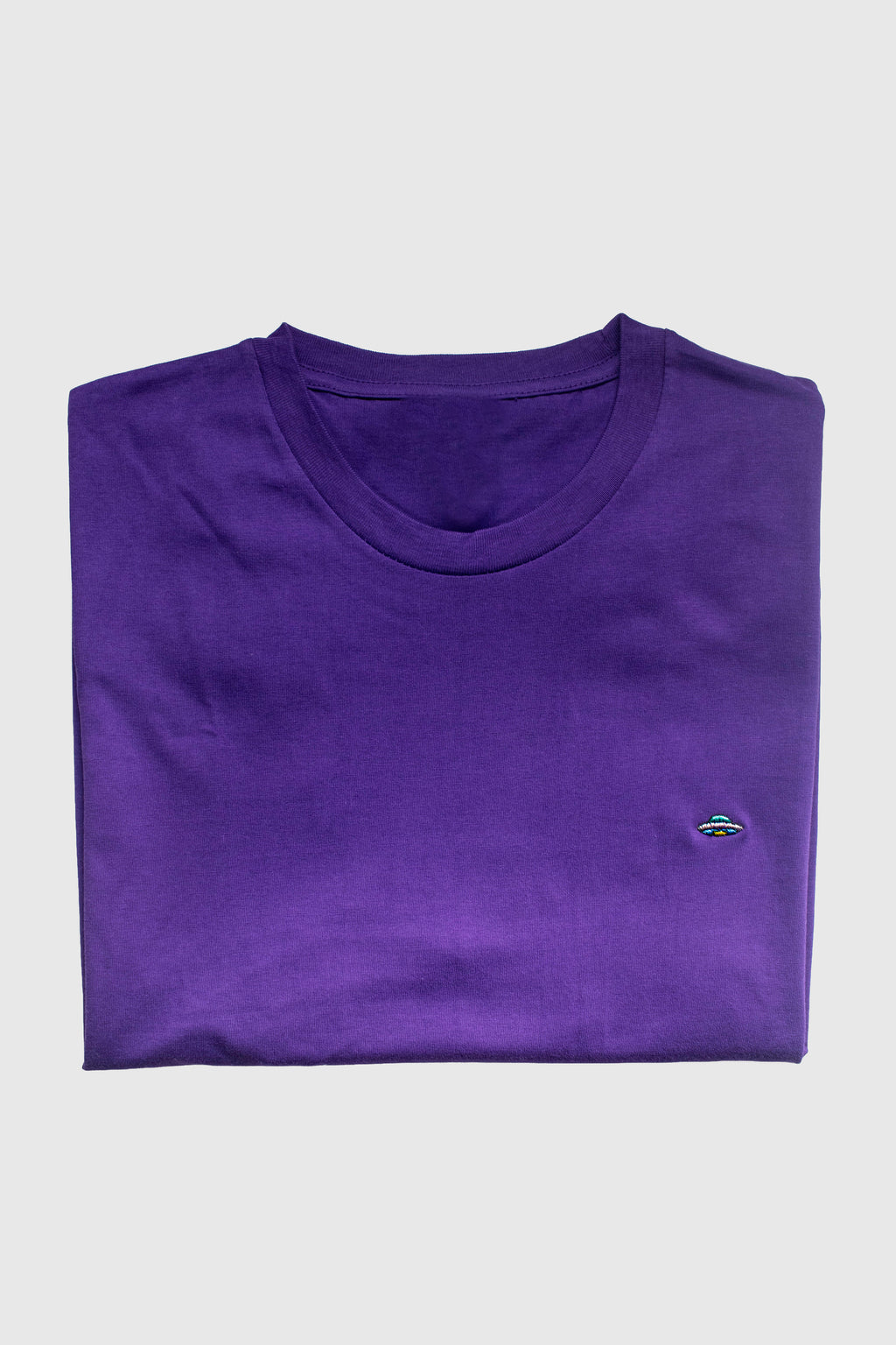 Minimal UFO, Purple T-Shirt